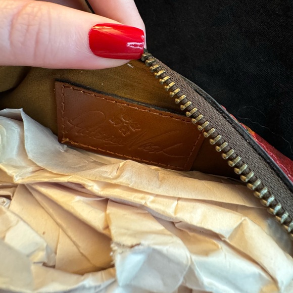 Patricia Nash Leather Wristlet - Picture 2 of 5